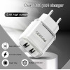 YC26 Portable Fast Charging Travel Wall Charger | EU Plug 18W USB Charger For Mobile Phone
