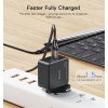 YC37 GaN 65W Support QC & PD Fast Charging Travel Charger Adapter