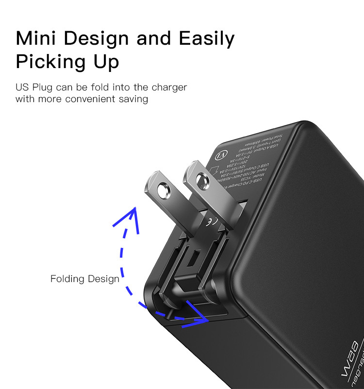 YC35 65W GaN Fast Charging Wall Charger Details