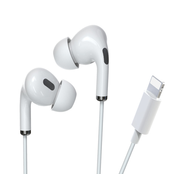 YH34 China Manufacture Headset Mini With Lighting Port Connectors Handsfree In Ear Stereo Earphone