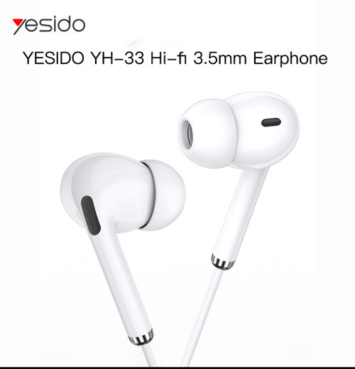 YH33 Built-In Microphone Earbuds Fashion 3.5Mm In-Ear Stereo Sport Earphone