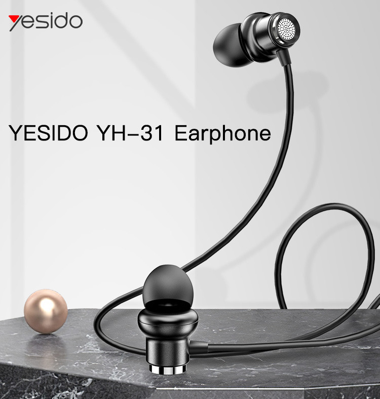 YH31 3.5mm in-ear Stereo Wired Earphone