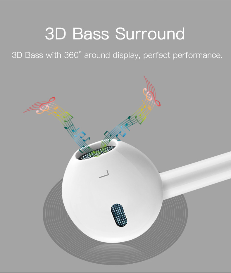 YH28 Lightning in-ear Stereo Wired Earphone Details