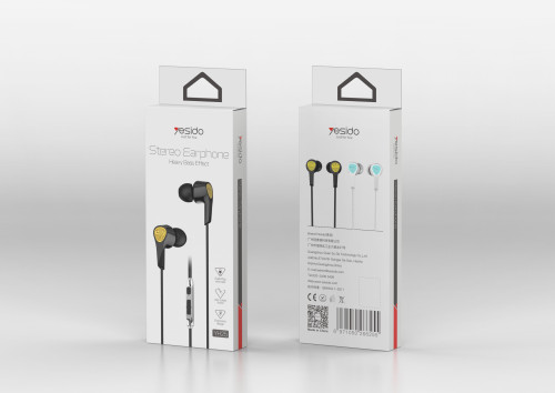 YH25 Best Price In-Ear Design 3.5Mm Hifi Headphone Mini Earbuds Sport Earphone With Microphone