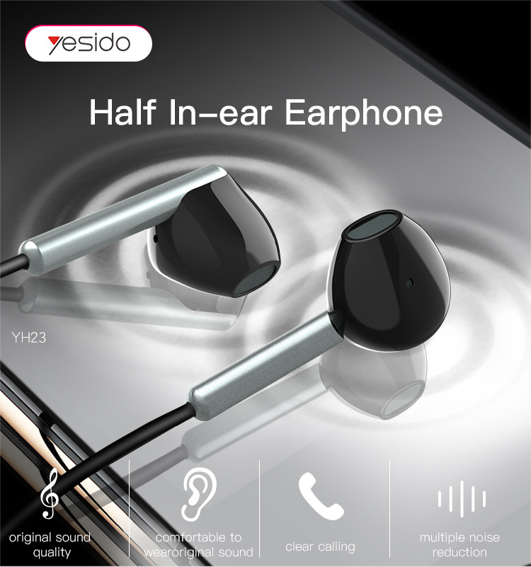 YH23 3.5mm in-ear Stereo Wired Earphone