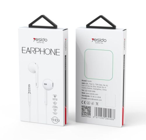 YH09 Hot Sale 3.5mm Plug Earphone Material Noise Cancelling Headphones