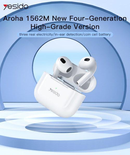 TWS11 Lightning Charging Bluetooth 5.2 Aroha 1562M TWS Earphone