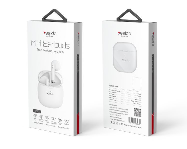 TWS09 In-ear True Wireless Earphone Packaging