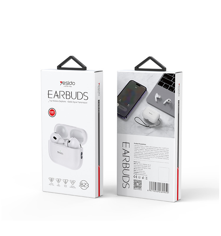JB23 TWS Wireless Bluetooth Earphone Packaging