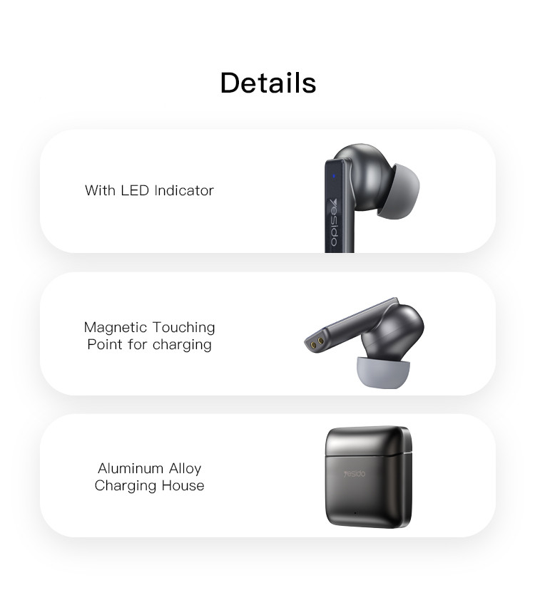 TWS10 Wireless Bluetooth Earphone Details