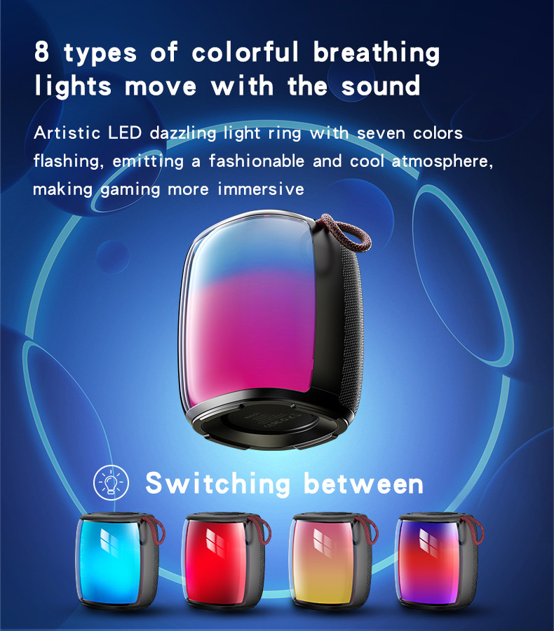 Yesido YSW20 With RGB Light 10W Wireless Speaker Details