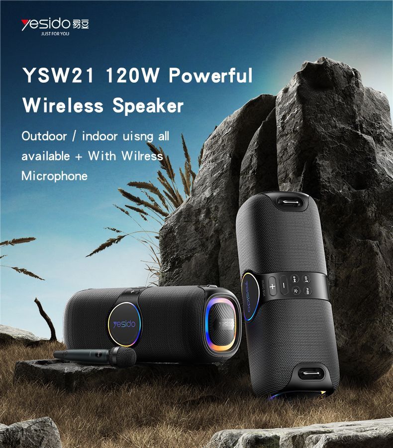 Yesido YSW21 With RGB Light 120W Wireless Speaker