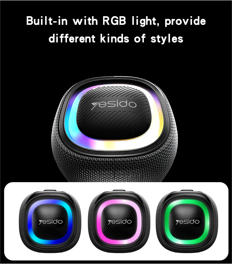 Yesido YSW21 With RGB Light 120W Wireless Speaker Details