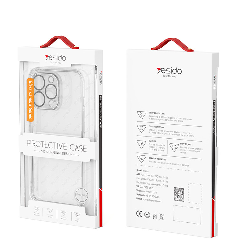 LP04 Magnetic Transparent Phone Case Packaging