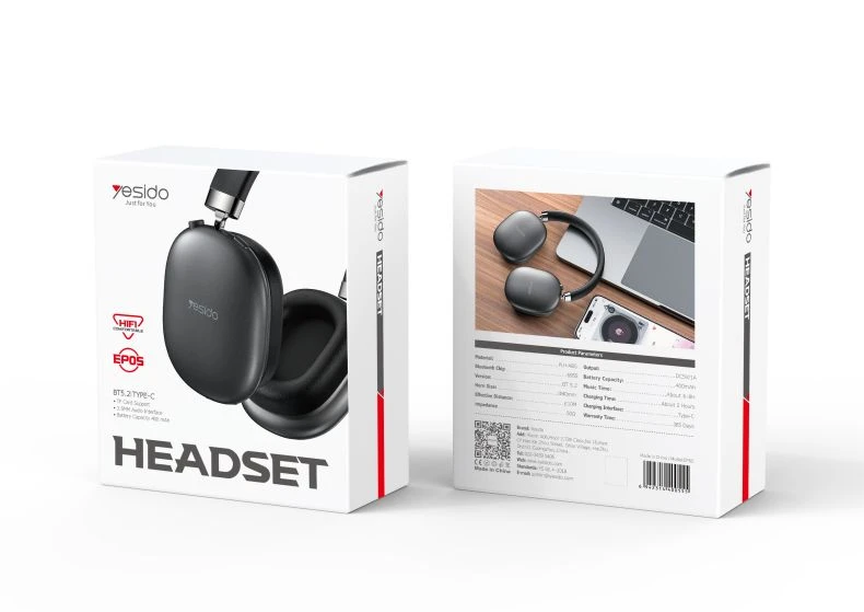 EP05 Wireless Bluetooth Headset Packaging