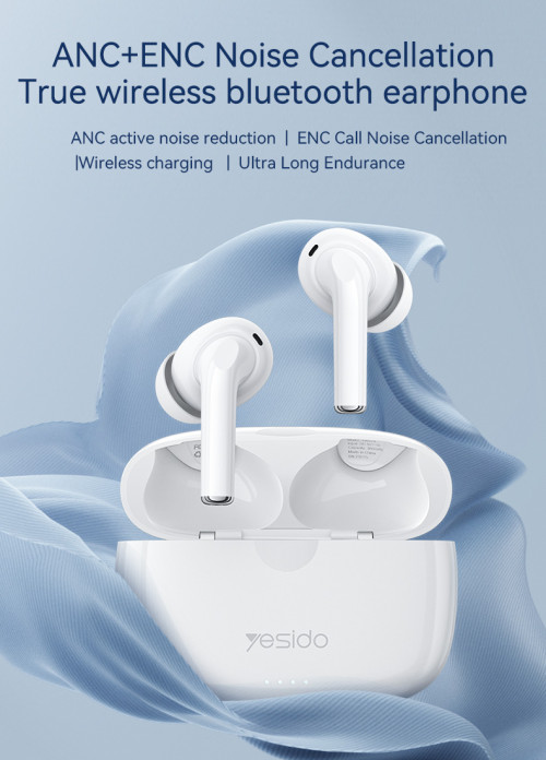 TWS24 Wireless Charge Cancellation ANC+ENC Noise Cancellation True Wireless Bluetooth Earphone