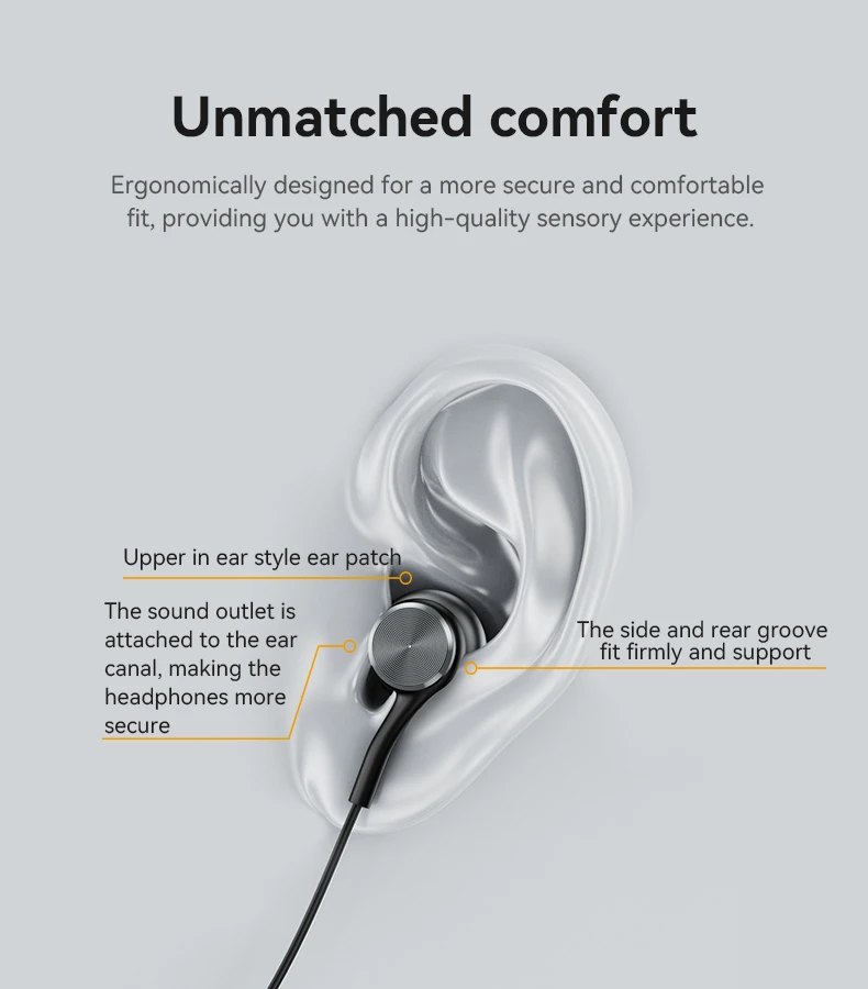  YESIDO YH40 3.5mm In-ear Wired Earphone Details