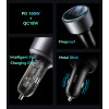 Y59 Dual TC Ports And QC 18W 200W Fast Charging Support With Multi Protection Car Charger