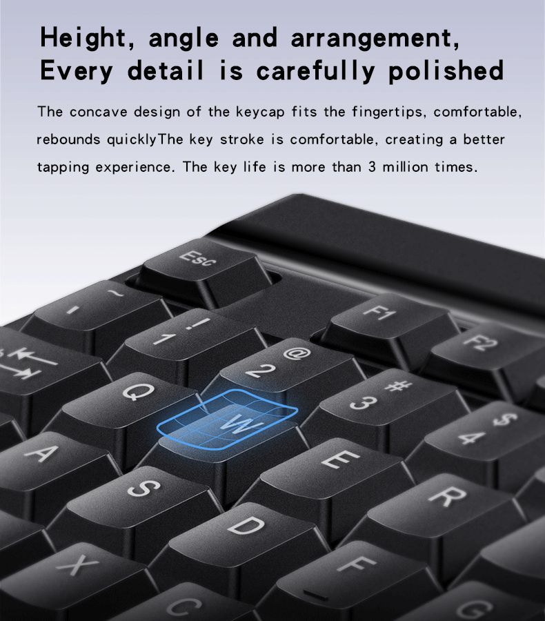 Yesido KB18 Wired Keyboard And Mouse Set Details