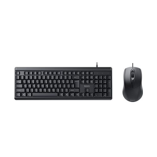 KB18 104 Full Keys Compactlayout 1.5M Length Cable USB connection Wired Keyboard And Mouse Set