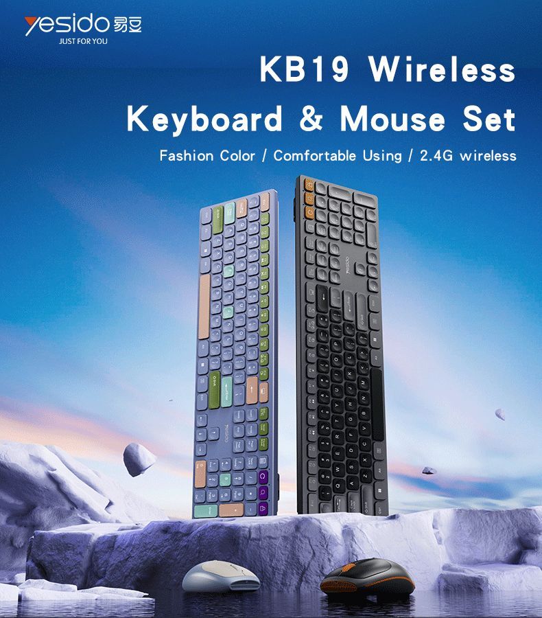 Yesido KB19 Wireless Keyboard And Mouse Set
