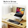 KB19 Two Colors 110 Buttons Built-in Drives 2.4G Wireless Keyboard & Mouse Set