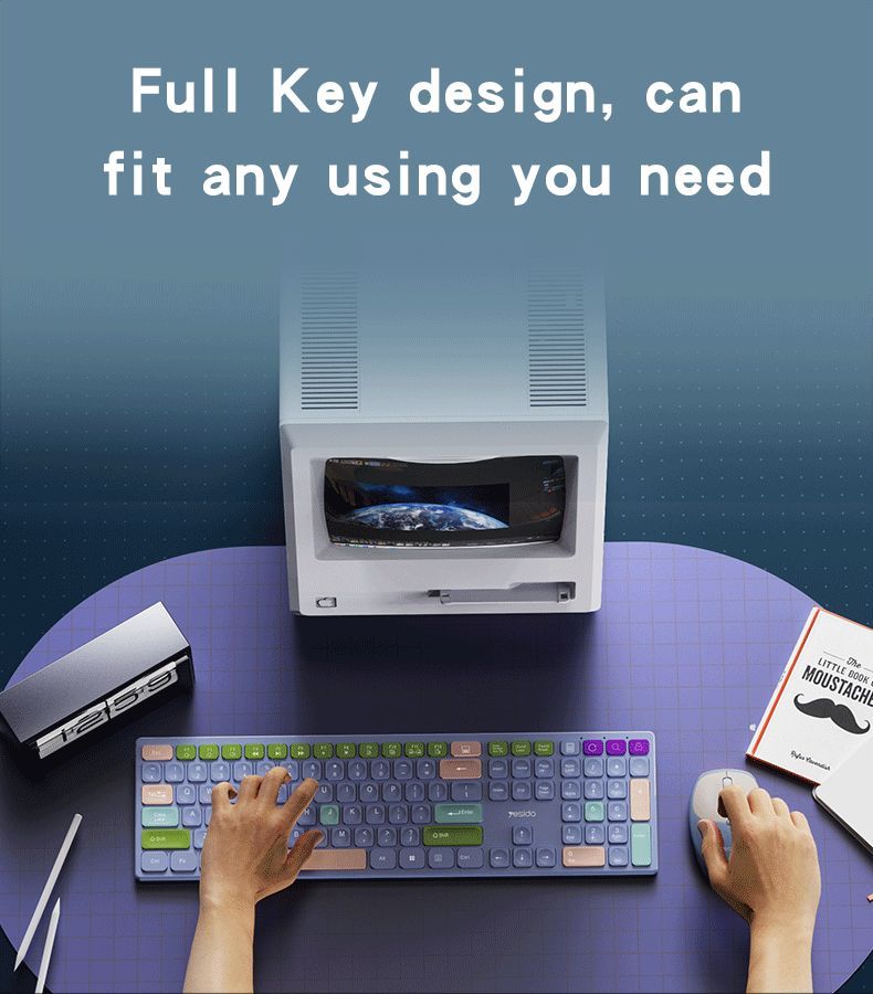 Yesido KB19 Wireless Keyboard And Mouse Set Details