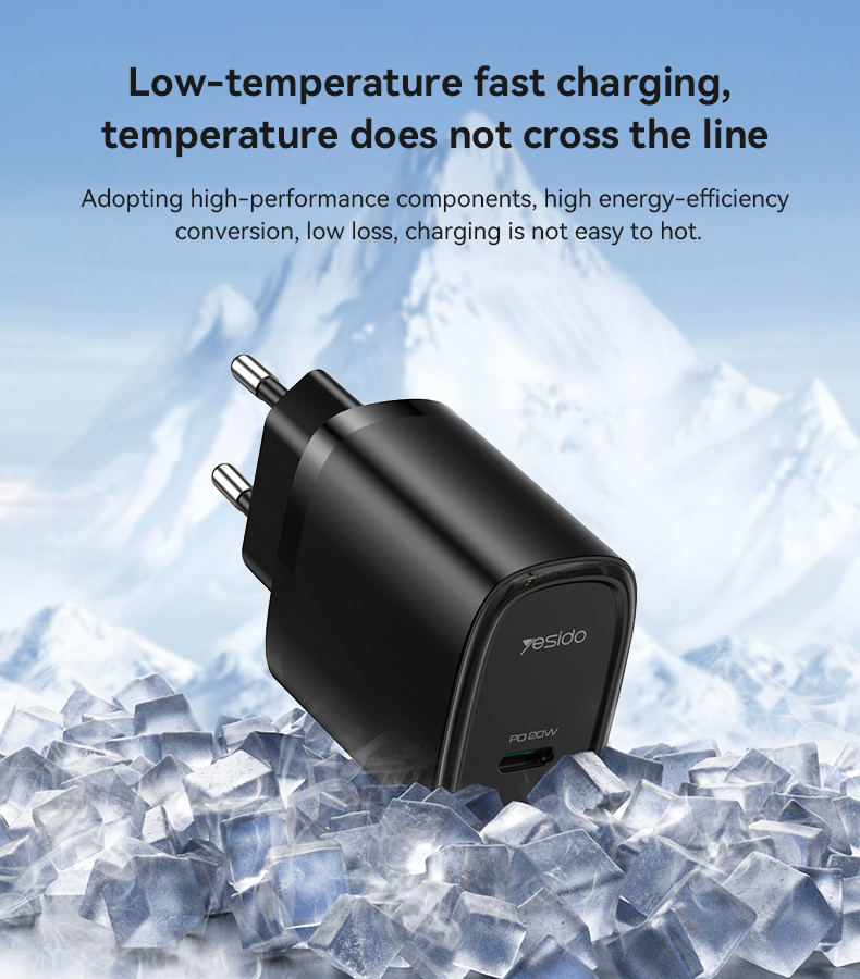 YC57 20W Fast Charging With Cable Charger Details