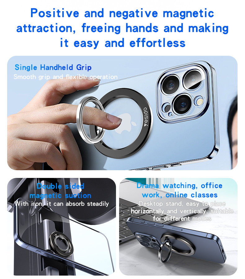 C205 Double Side Magnetic Ring Phone Holder details