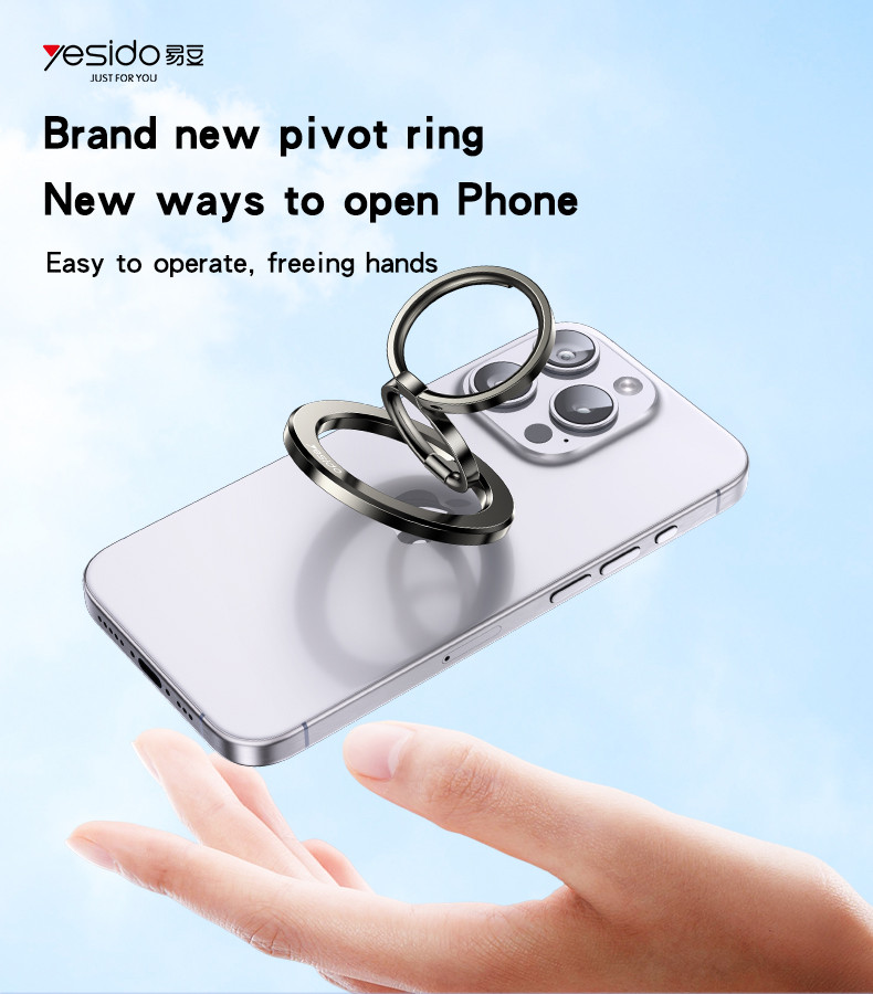 C206 Double Side Magnetic Ring Phone Holder
