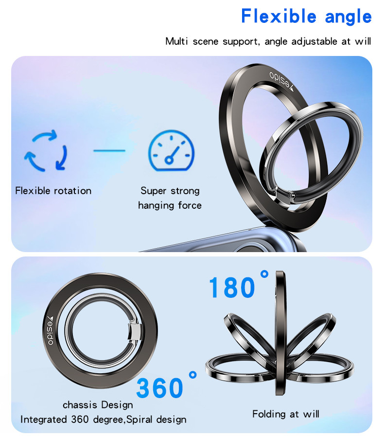 C205 Double Side Magnetic Ring Phone Holder details