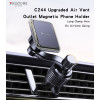 C244 360 Free Rotating Angle 6Pcs N42 Magnets Upgraded Air Vent Outlet Magnetic Phone Holder