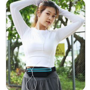WB13 Running Belt Waist Bag|Waterproof Nylon Fitness Outdoor Sports Waistband Mobile Phone Pouch Bag