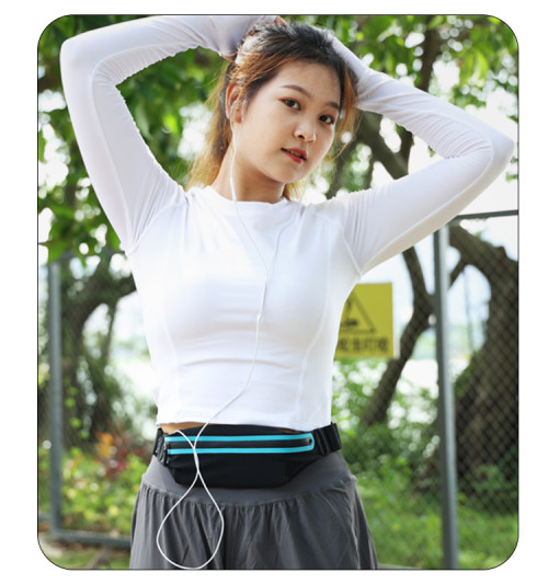 WB13 Running Belt Waist Bag|Waterproof Nylon Fitness Outdoor Sports Waistband Mobile Phone Pouch Bag