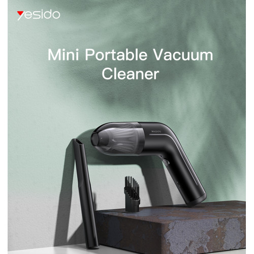 VC02 Mini Portable Cordless Car Vacuum Cleaner High Power Wet&Dry Handheld Auto Vacuum Cleaner
