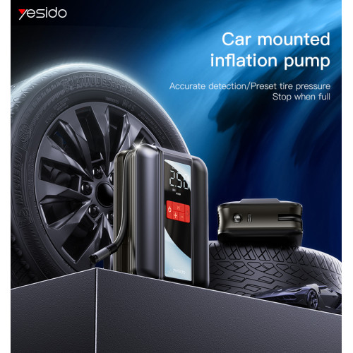 VC04 Precise Air Replenishment Portable Wireless Extra Long Endurance Car Mounted Inflation Pump