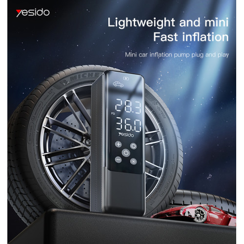 VC05 Fast Inflation Portable Precise Air Replenishment Intelligent Digital Displaycar Inflation Pump