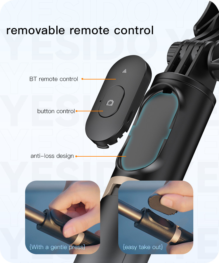 Yesido SF14 Handheld Gimbal Selfie Stick Details