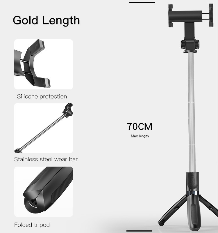 Yesido SF11 Telescopic Selfie Stick Details