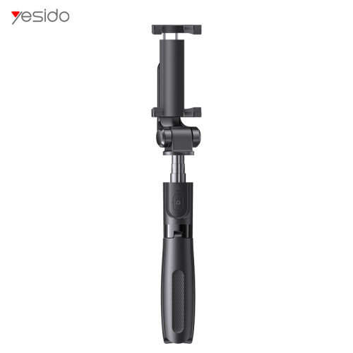 SF11 Flexible 5 Part Telescopic Triple Phone Holder Selfie Stick