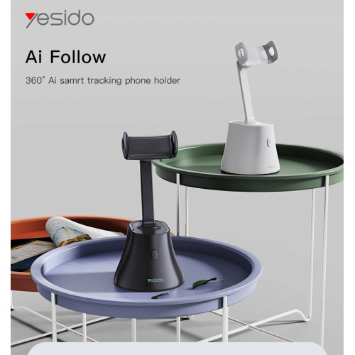 SF10 AI Intelligent 360 Degree Auto Face Tracking Selfie Living Video Phone Holder Selfie Stick