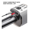 KR10 Karoake System Design Portable Wireless Speaker Microphone For Music and Sing