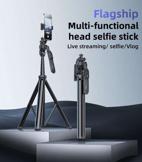 SF17 360 Handheld Panoramic Shot Selfie Stick 2.05M Bluetooth Remote Shooting Aluminum Alloy Tripod