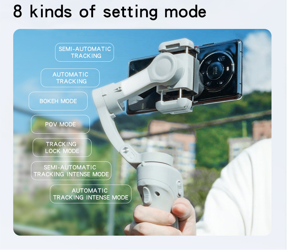 Yesido SF18 Auto Face Tracking Gimbal Tripod Details