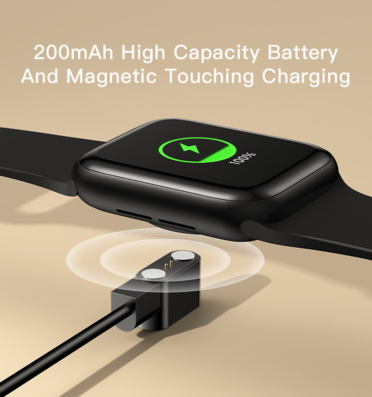 Yesido IO12 Magnetic Touching Charging Smartwatch Details