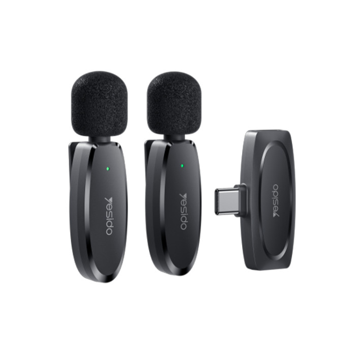 KR13 portable wireless transmission 360 pickup voice Type-C transmit port 2 wireless MEMS Microphone