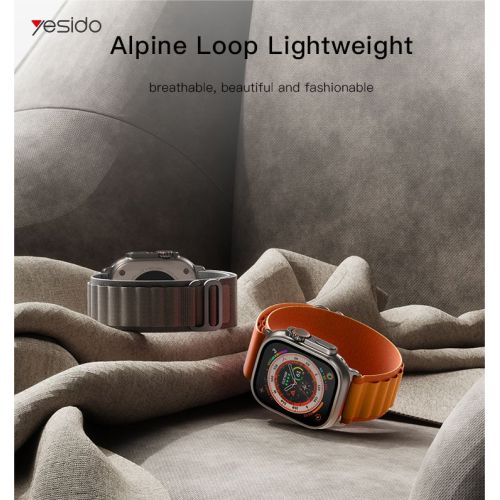 WB24 High Quality Multi-Color Alpine Loop Strap Nylon Band IP Watch Sport Strap For IP Watch