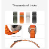 WB24 High Quality Multi-Color Alpine Loop Strap Nylon Band IP Watch Sport Strap For IP Watch