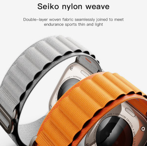 WB24 High Quality Multi-Color Alpine Loop Strap Nylon Band IP Watch Sport Strap For IP Watch