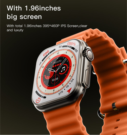IO19 HD Big Screen Health Monitor Sport Fitness Digital Smart Watch | Phone Smart Watches